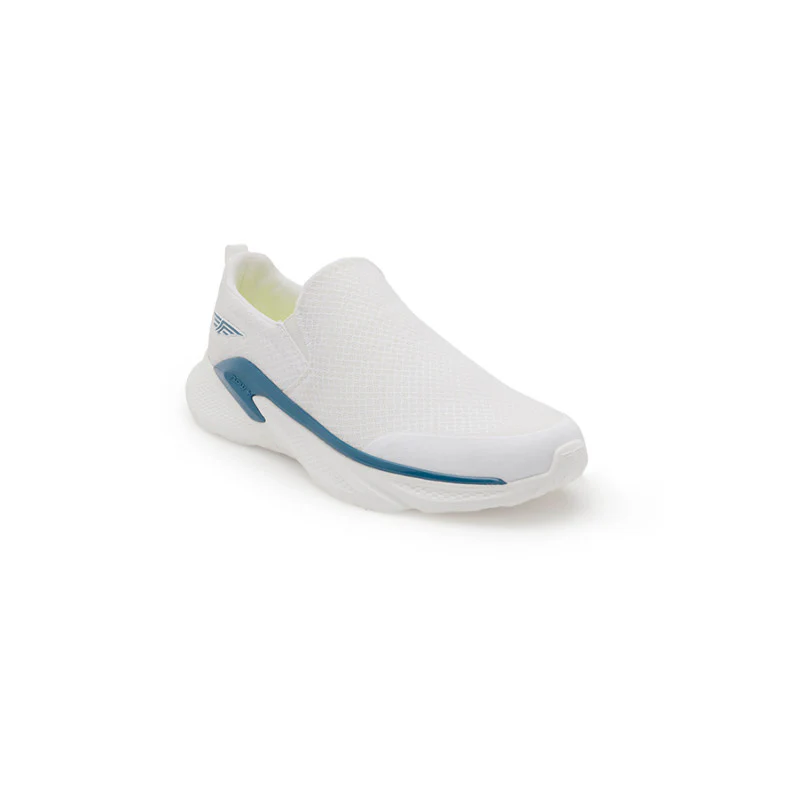 Men White Walking Shoes - Image 2