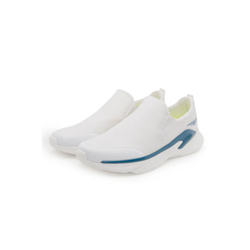 Men White Walking Shoes - Image 5