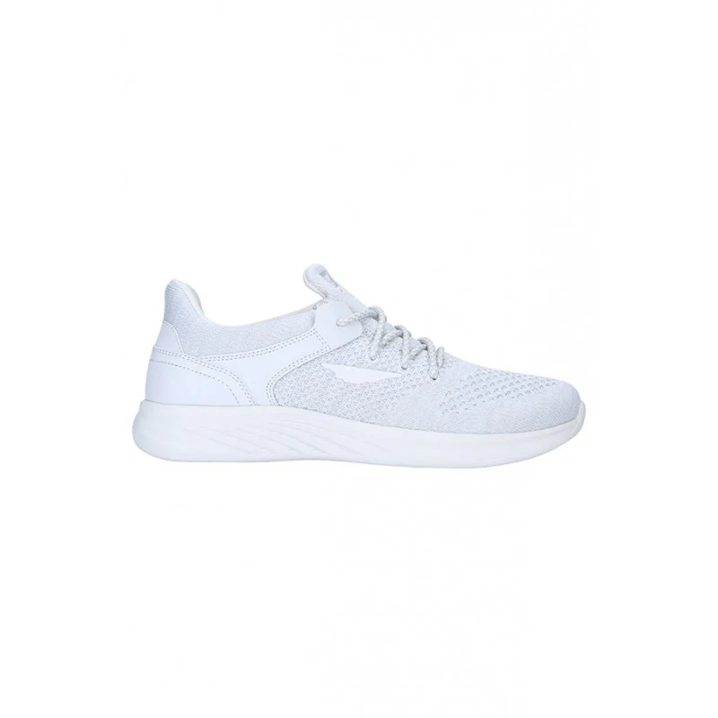 Men White Walking Shoes - Image 2