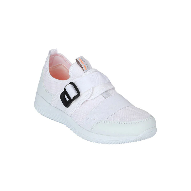 Men White Walking Shoes - Image 2