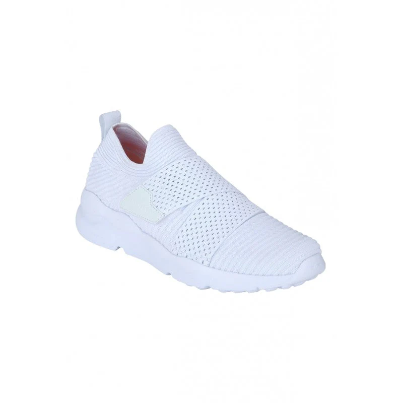 Men White Walking Shoes - Image 2