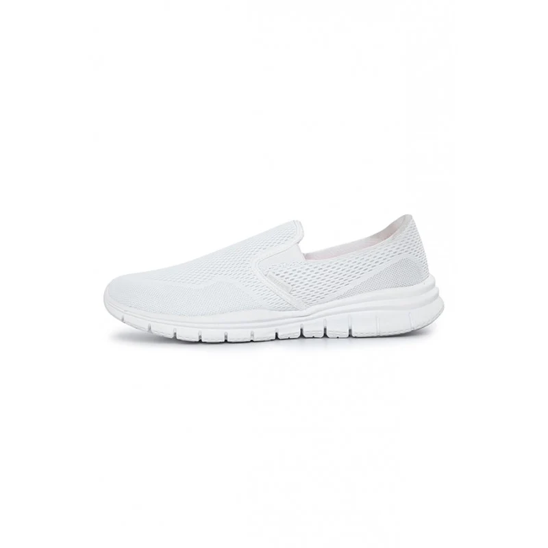 Men White Walking Shoes - Image 4
