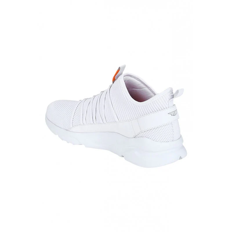 Men White Walking Shoes - Image 5
