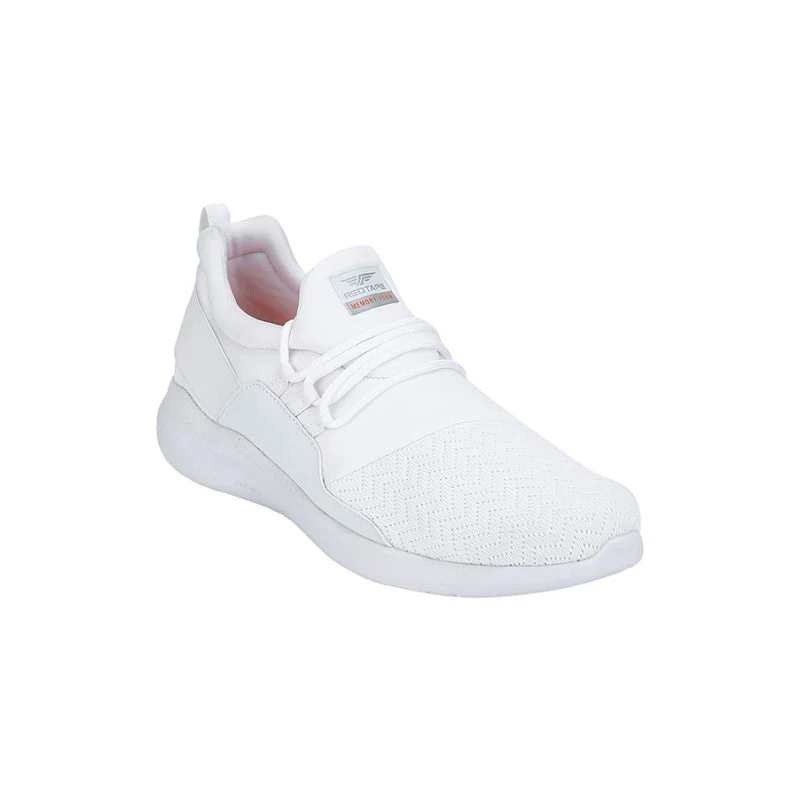Men White Walking Shoes - Image 2
