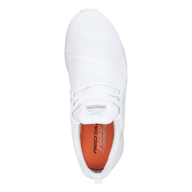 Men White Walking Shoes - Image 7