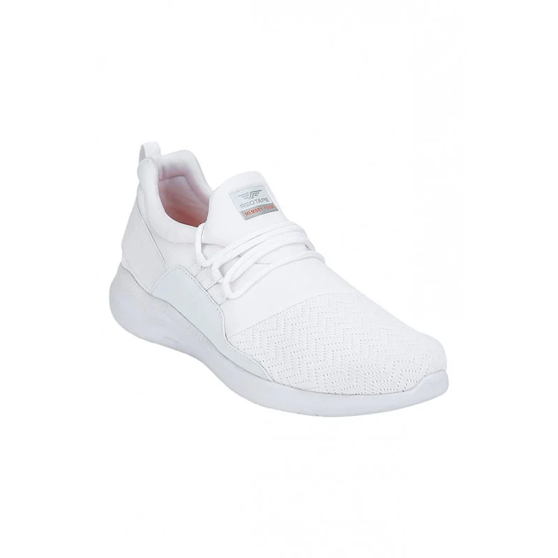 Men White Walking Shoes - Image 2