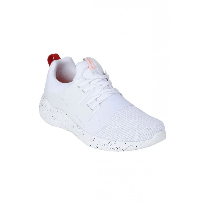 Men White Walking Shoes - Image 2