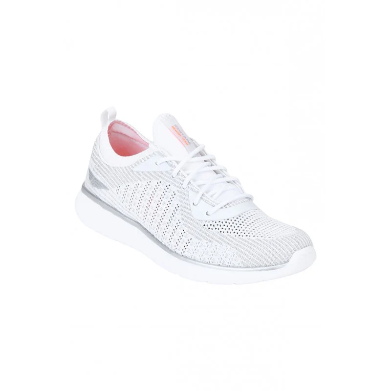 Men White Walking Shoes - Image 2