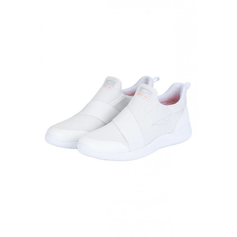 Men White Walking Shoes - Image 3