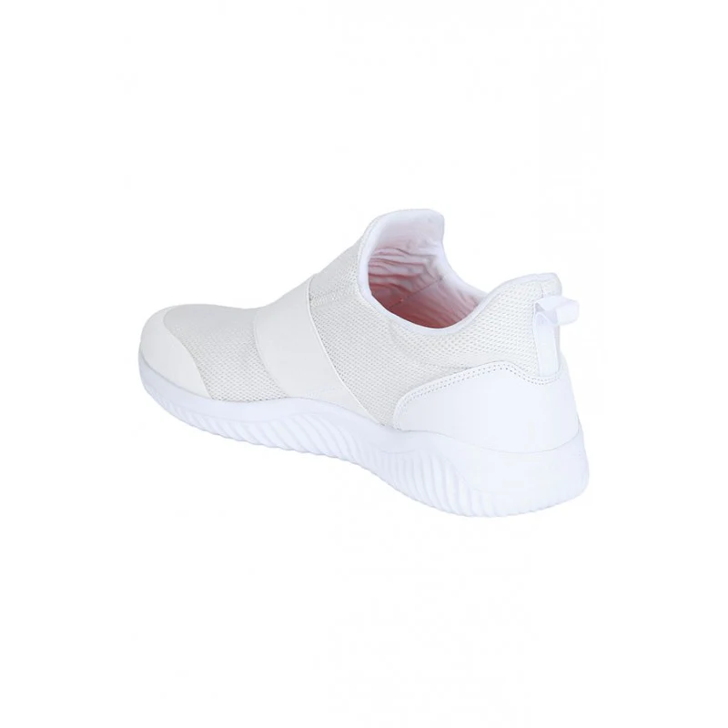 Men White Walking Shoes - Image 5