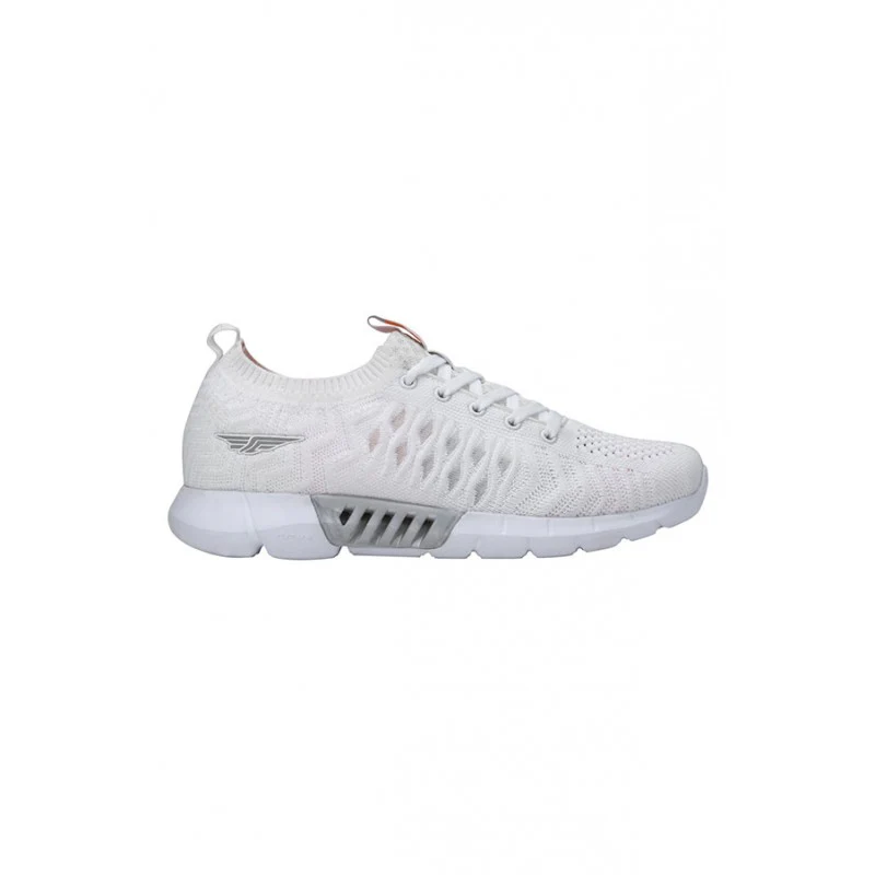 Men White Walking Shoes - Image 2