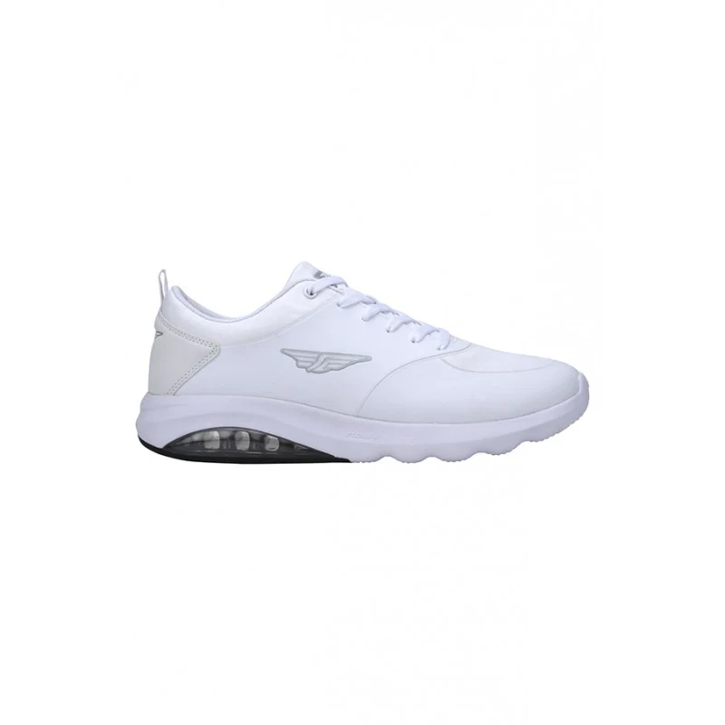 Men White Walking Shoes - Image 2