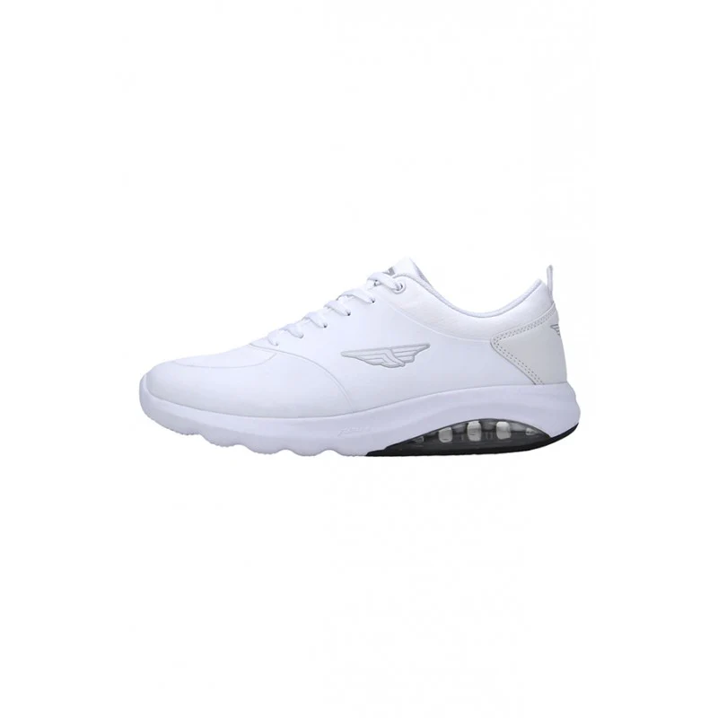 Men White Walking Shoes - Image 3