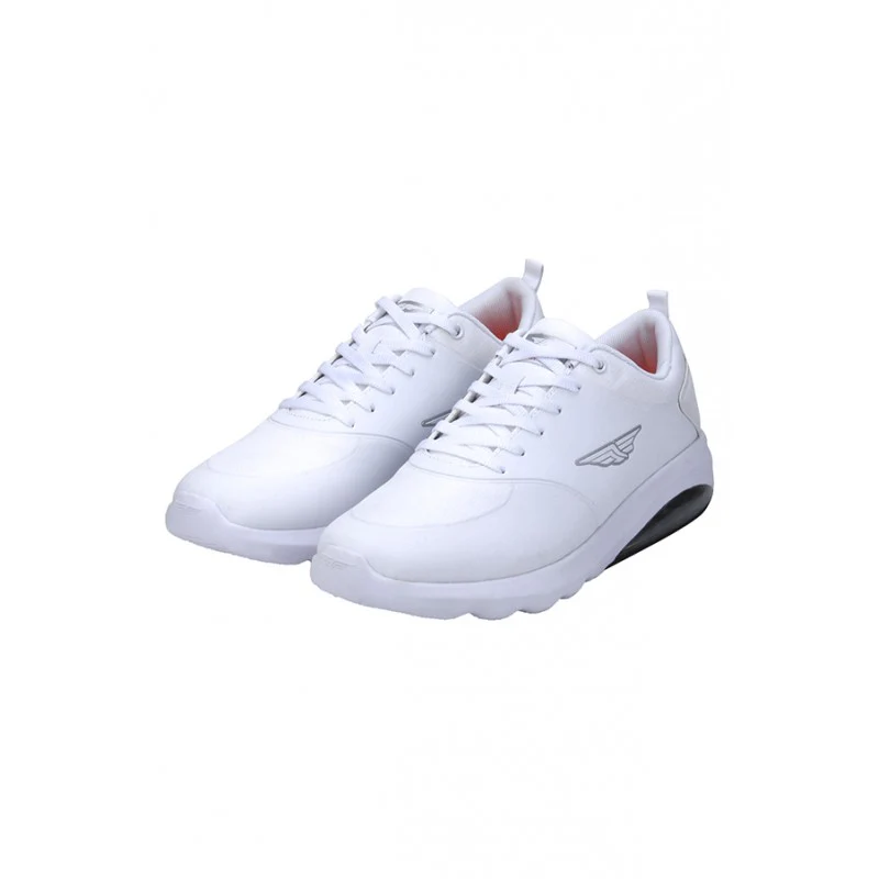 Men White Walking Shoes - Image 4