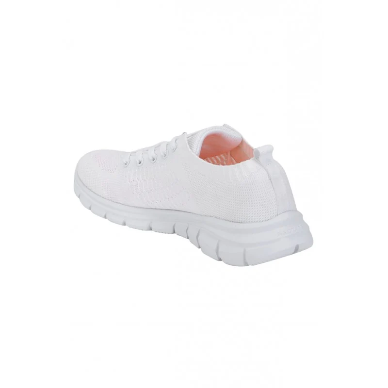 Men White Walking Shoes - Image 2