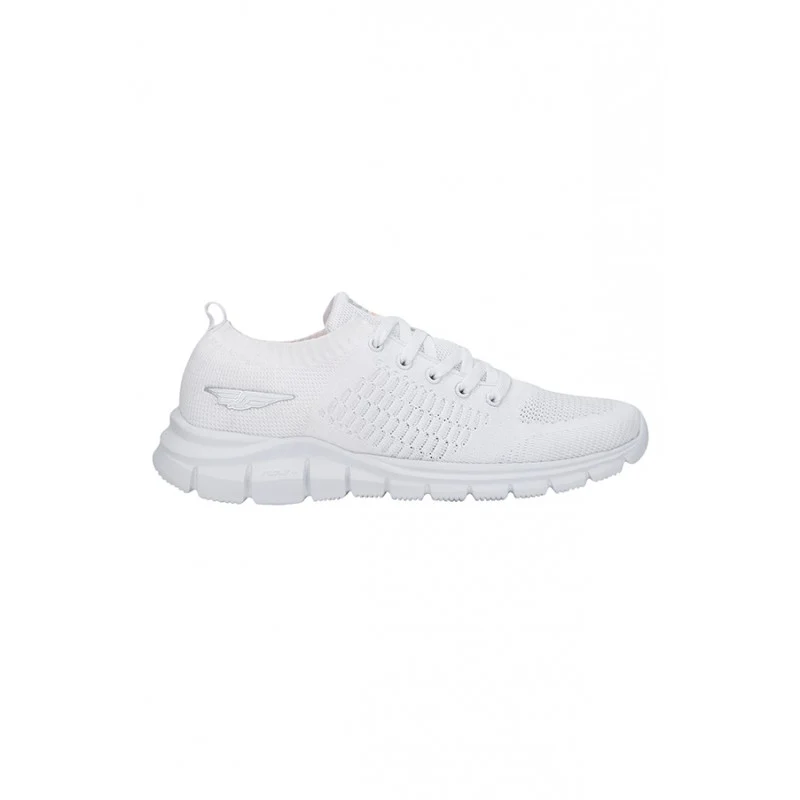 Men White Walking Shoes - Image 2