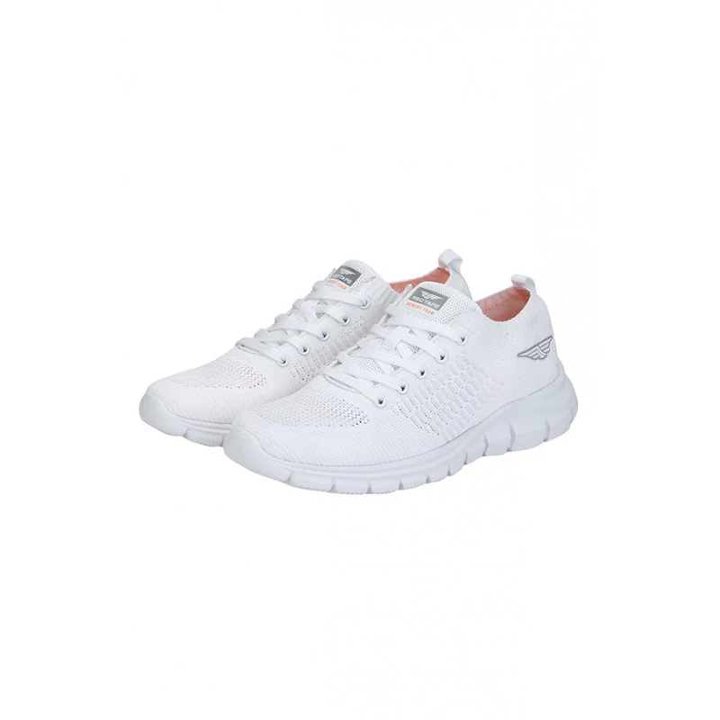 Men White Walking Shoes - Image 4
