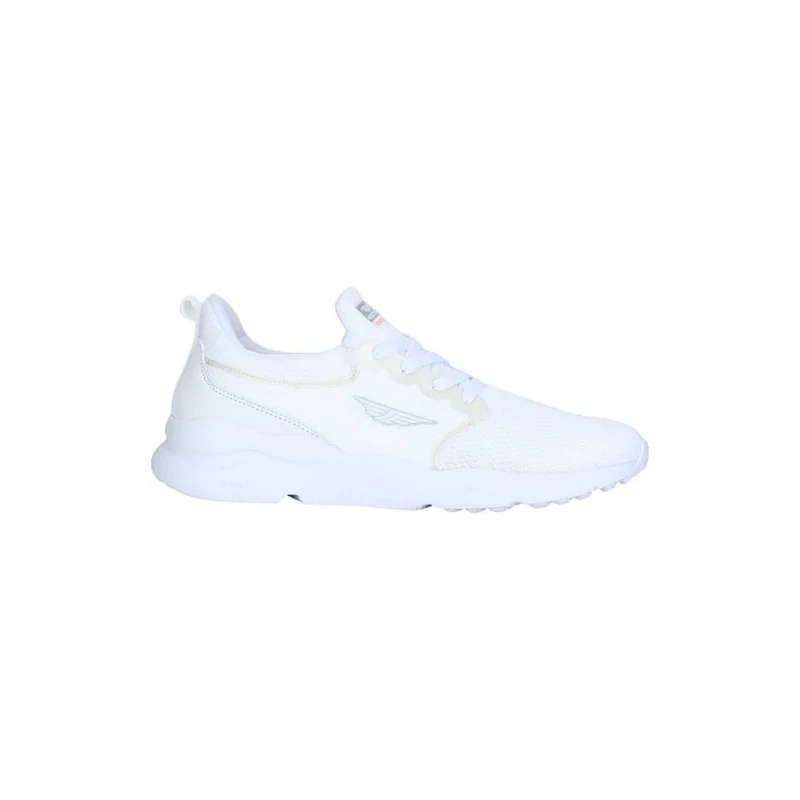 Men White Walking Shoes - Image 2