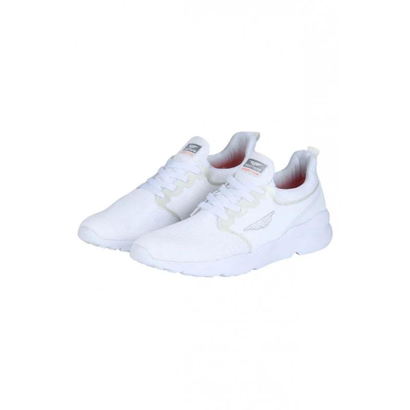 Men White Walking Shoes - Image 3