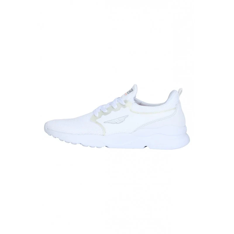 Men White Walking Shoes - Image 3