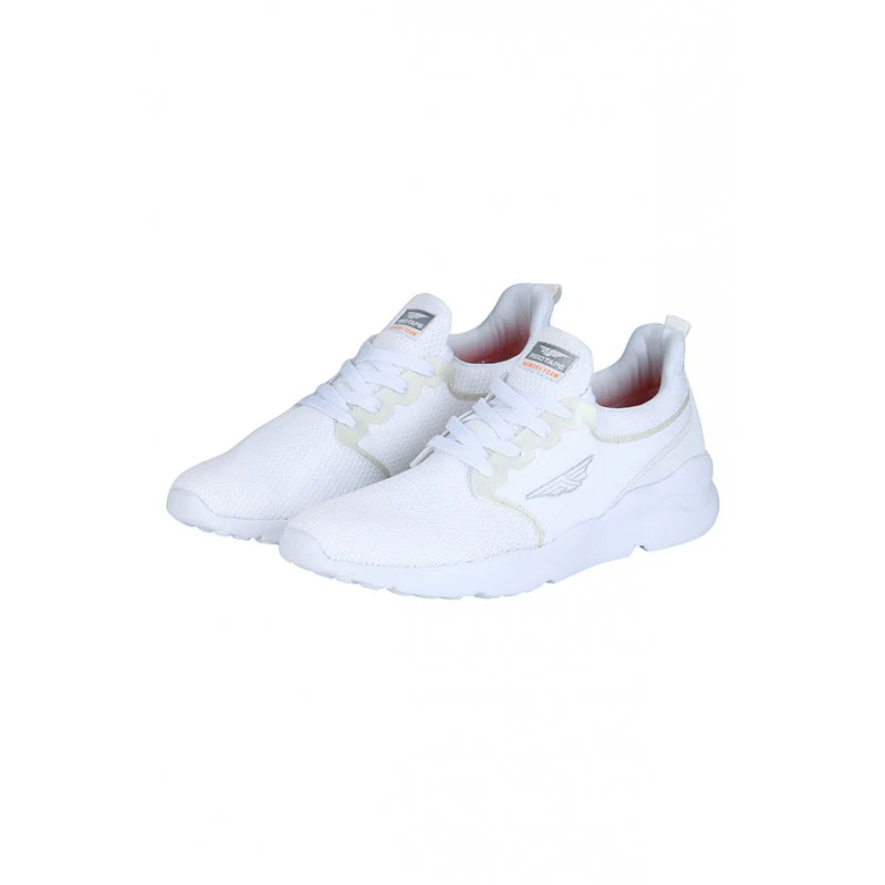 Men White Walking Shoes - Image 4