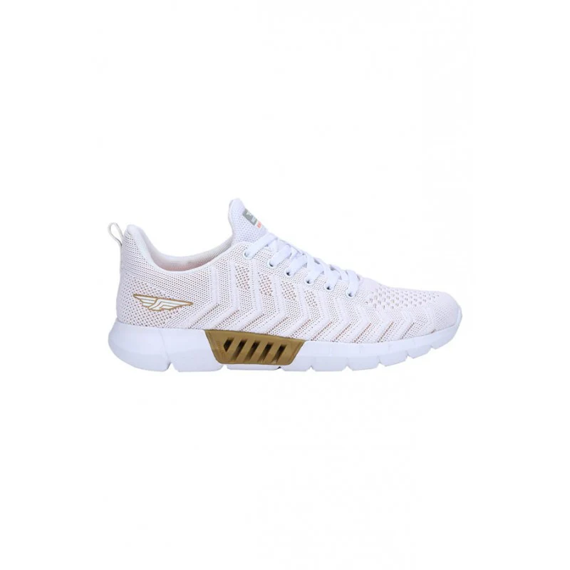 Men White Walking Shoes - Image 2