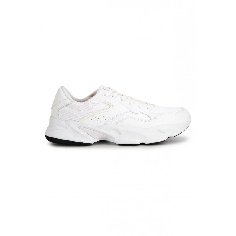 Men White Walking Shoes - Image 2