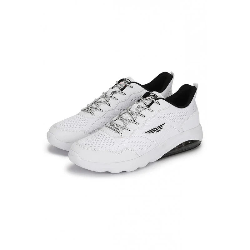 Men White Walking Shoes - Image 4