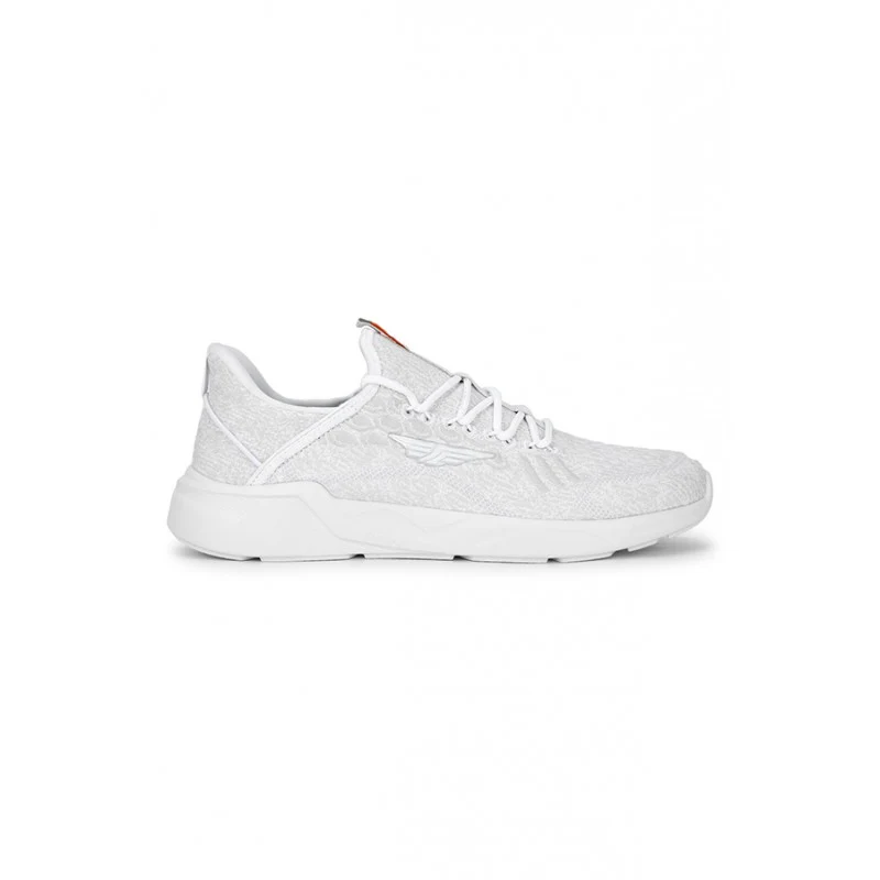 Men White Walking Shoes - Image 2