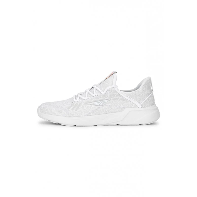 Men White Walking Shoes - Image 3