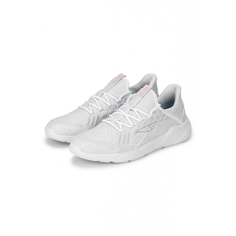 Men White Walking Shoes - Image 4