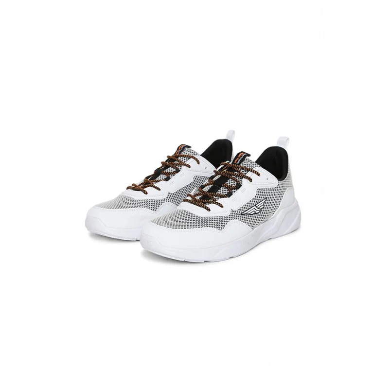 Men White Walking Shoes - Image 4