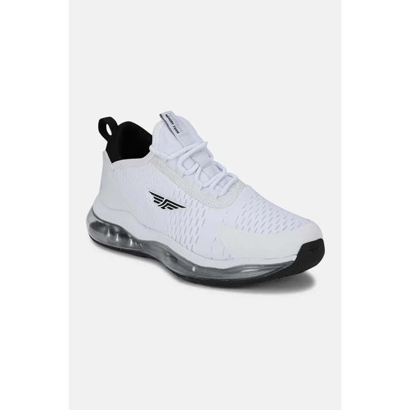 Men White Walking Shoes - Image 2