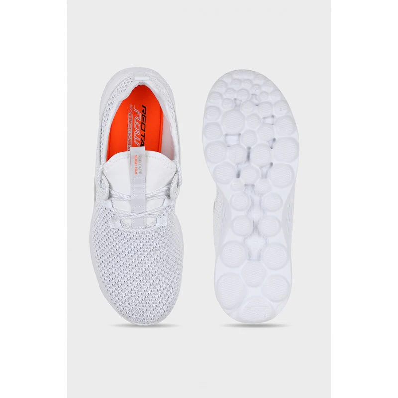 Men White Walking Shoes - Image 5