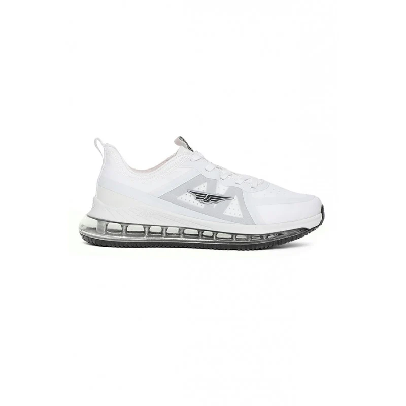Men White Walking Shoes - Image 3