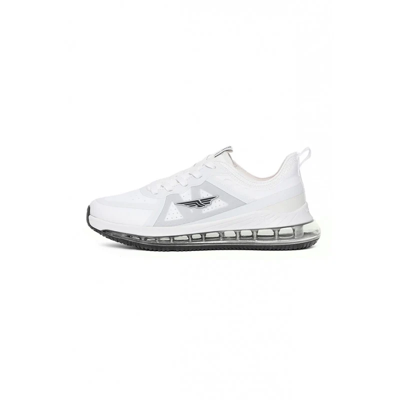 Men White Walking Shoes - Image 4