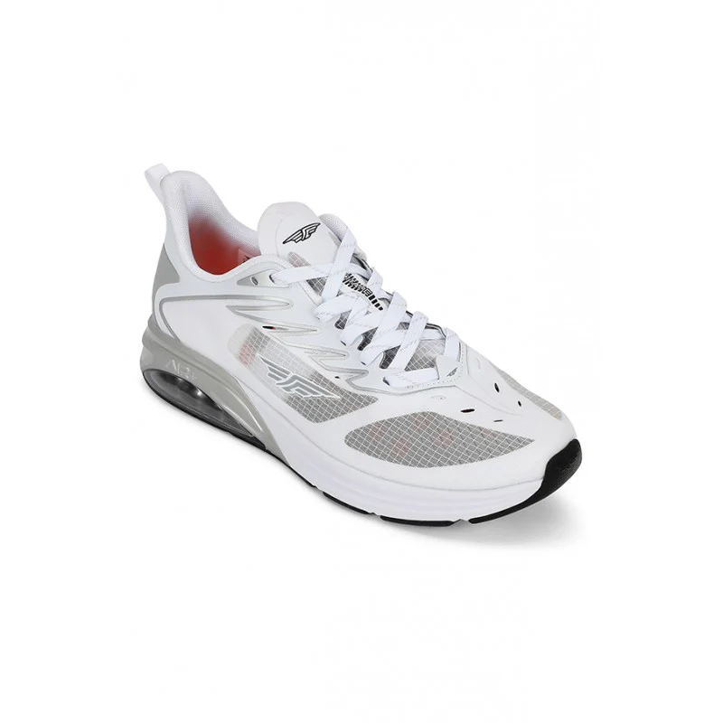 Men White Walking Shoes - Image 2