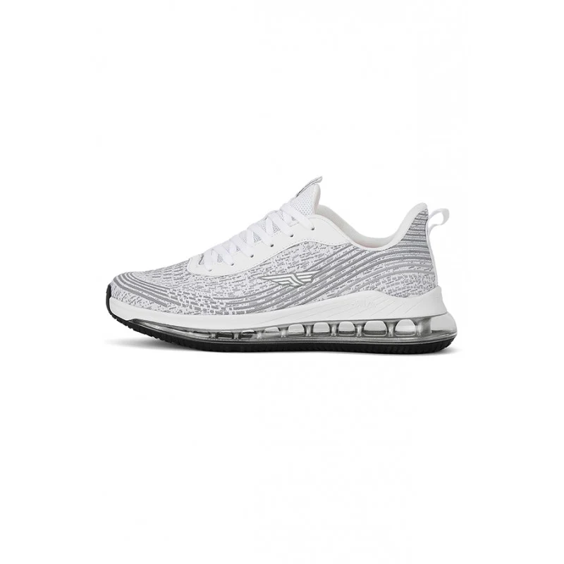 Men White Walking Shoes - Image 4