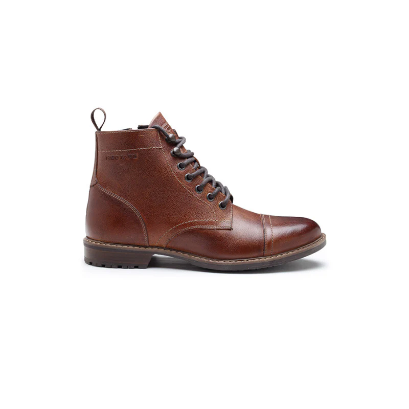 Men Wood Genuine Leather Ankle Length Boots - Image 2