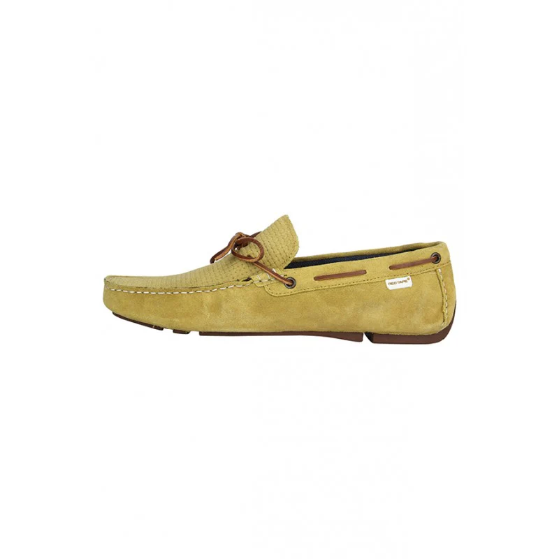 Men Yellow Driving Shoes - Image 4