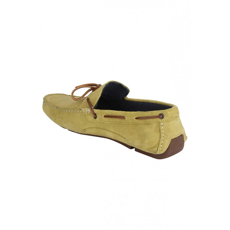 Men Yellow Driving Shoes - Image 5