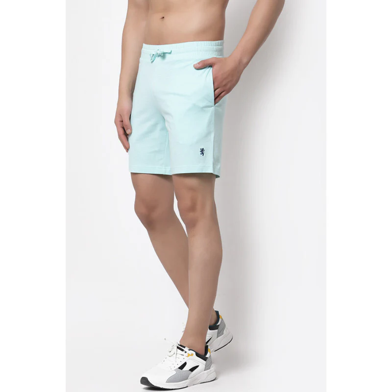 Men Aqua Activewear Shorts - Image 2