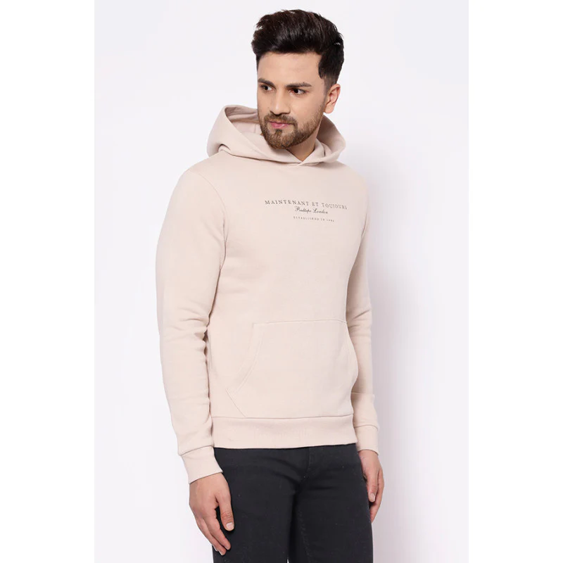 Men's Beige Hoodies - Image 2