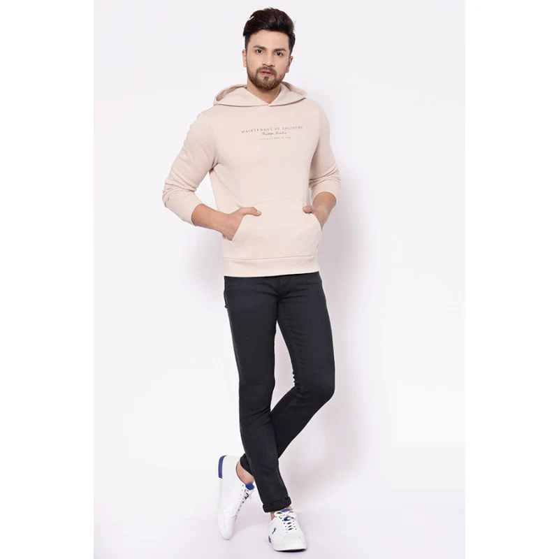 Men's Beige Hoodies - Image 4