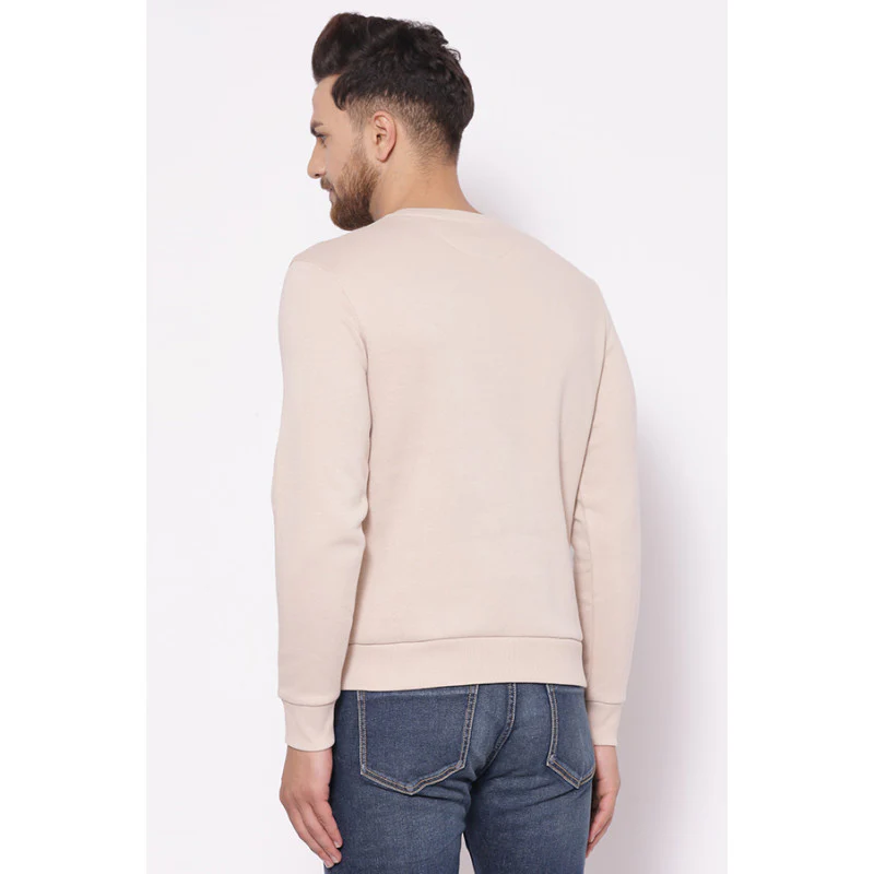 Men's Beige Sweatshirt - Image 3