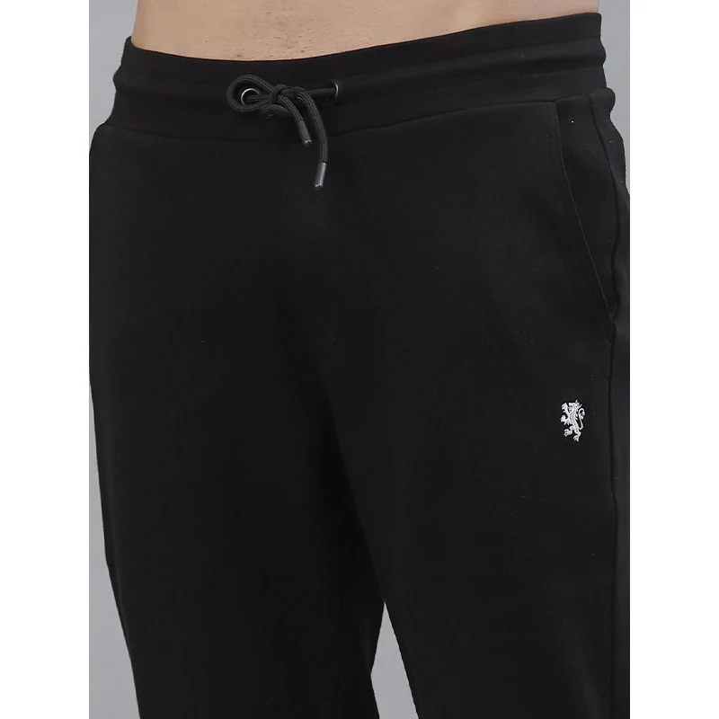 Men Black Activewear Joggers - Image 4