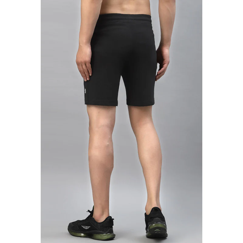 Men Black Activewear Shorts - Image 3