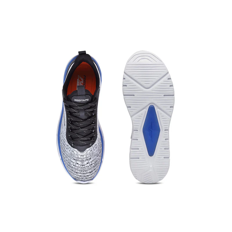 Men Black And White Walking Shoes - Image 6