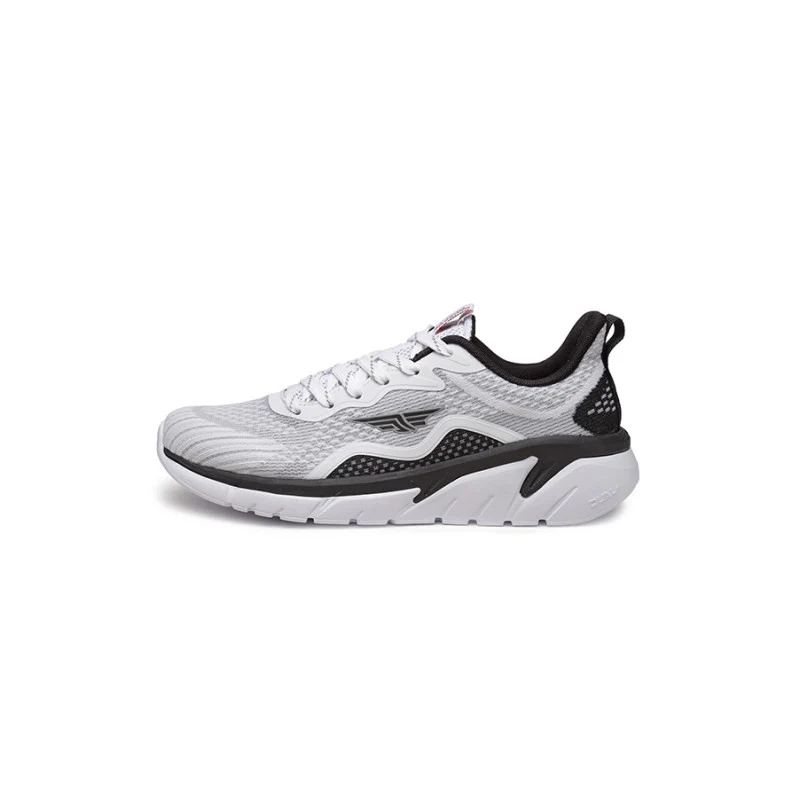 Men Black And White Walking Shoes - Image 4
