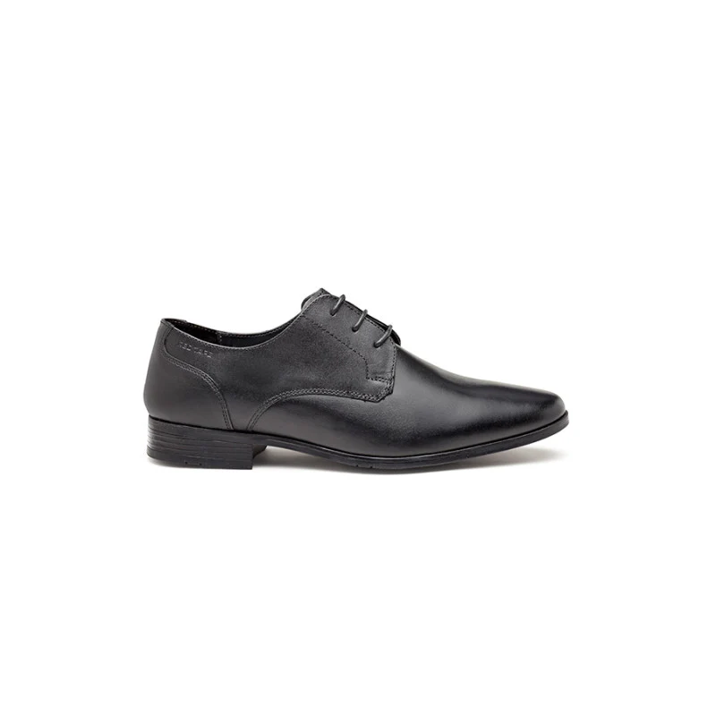 Men's Black Derby Shoes - Image 3